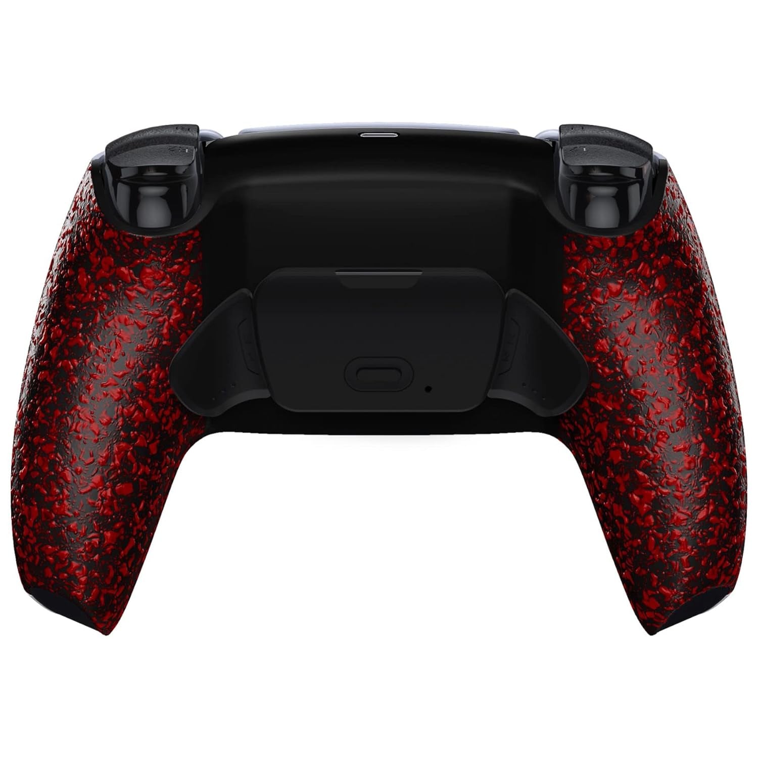 Textured Red Back Paddles Programable RISE Remap Kit for PS5 Controller BDM-030 040 050, Upgrade Board & Redesigned Back Shell & Back Buttons Attachment for PS5 Controller - NO Controller